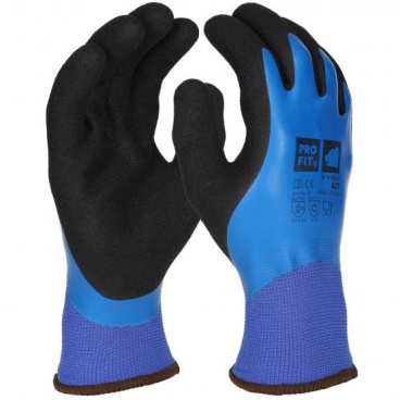 Fitzner Winterhandschuhe Absolut Cool, blau/schwarz 1 Packung = 6 Paar, Größe 8 - Bild-Darstellung des Produktes 1