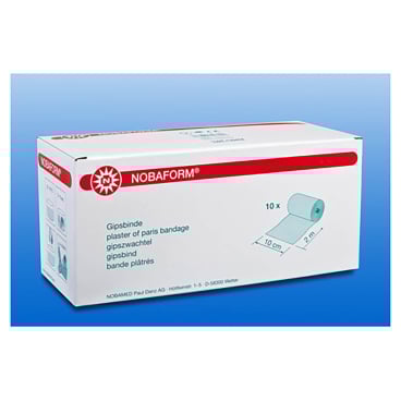 Noba Nobaform Gipsbinden 10 Rollen á 2 m x 15 cm Noba Nobaform Gipsbinden 10 Rollen á 2 m x 15 cm - Bild-Darstellung des Produktes 1
