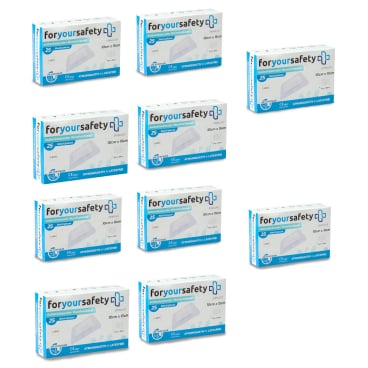 Dr. Kuechler Medical® 250 Stück Wundpflaster steril, besonders hautfreundlich, sensitiv, 10x20cm 250 - Bild-Darstellung des Produktes 1