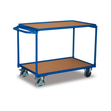 Tischwagen mit 2 Ladeflächen, Werkstattwagen 250 kg, Typ L, EasySTOP Werkstatt-Tischwagen 2LF, 250kg, Typ L, EasySTOP - Bild-Darstellung des Produktes 1