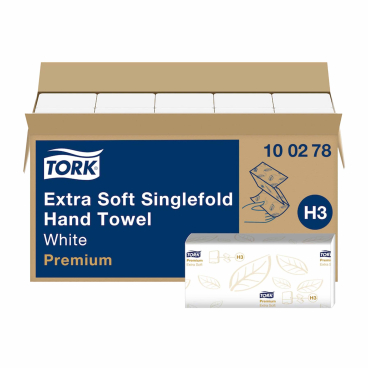 Tork Papierhandtücher H3 Premium, 23 x 23 cm, 2-lagig 1 Karton = 15 Bündel x 200 = 3000 Tücher - Bild-Darstellung des Produktes 1