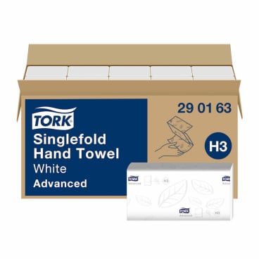Tork Papierhandtücher H3 Advanced, 25 x 23 cm, 2-lagig 1 Karton = 15 Bündel x 250 = 3.750 Tücher - Bild-Darstellung des Produktes 1