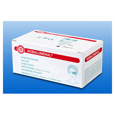 NOBA Nobalumenal Augenkompresse 75 mm x 80 mm 20 Stück NOBA Nobalumenal Augenkompresse 75 mm x 80 mm 20 Stück - Bild-Darstellung des Produktes 1