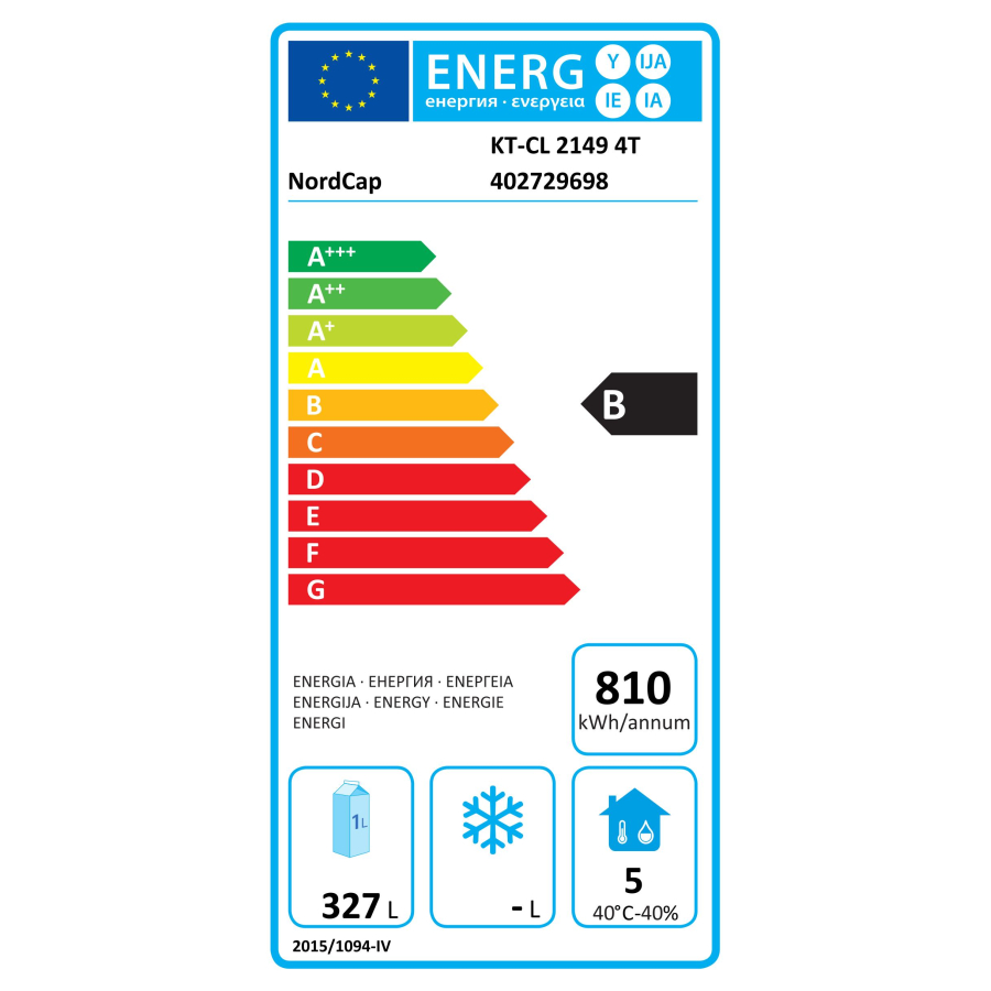 Energieeffizienzklassen-Skala