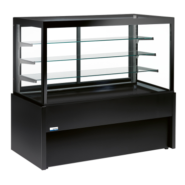 NORDCAP COOL-LINE Panorama-Kühlvitrine KRISTALL 120 UM Aussenabmessungen: 1200 x 780 x 1380 mm - Bild-Darstellung des Produktes 1