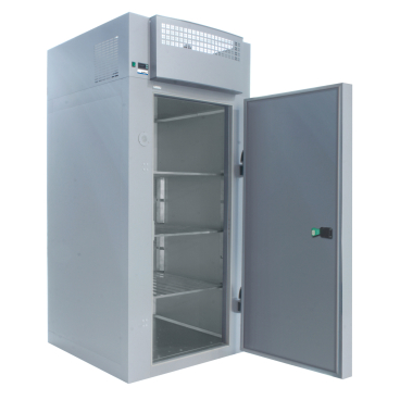 NORDCAP COOL-LINE Mini-Tiefkühlzelle Z 2000 TK (R-290), 1496 Liter, RAL 9006 (Weißaluminium) Aussenabmessungen: 1100 x 1240 x 2282 mm - Bild-Darstellung des Produktes 1
