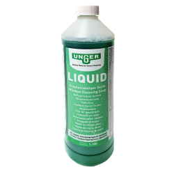 UNGER´S LIQUID Fensterreiniger Seife FR100 , 1 Karton = 12 x 1000 ml - Flasche