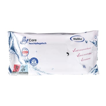 MaiMed® MyCare Feuchtpflegetücher, parfümfrei 1 Packung = 80 Blatt - Bild-Darstellung des Produktes 1