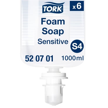 Tork Schaumseife S4 kompatibel, extra mild, duft-, farbstoffrei 1 Karton = 6 Flaschen à 1000 ml - Bild-Darstellung des Produktes 1