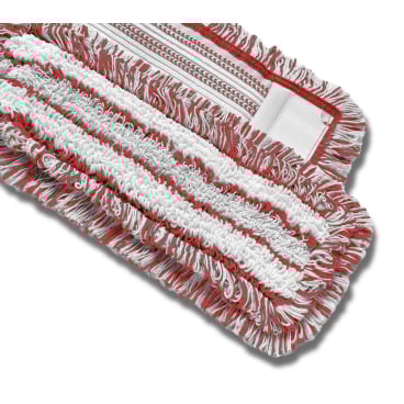 Mopptex Hospitalmopp Evolution 7, Wischmopp, 40 cm 1 Karton = 50 Stück, Farbe: rot - Bild-Darstellung des Produktes 1