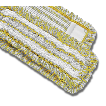 Mopptex Hospitalmopp Evolution 7, Wischmopp, 40 cm 1 Karton = 50 Stück, Farbe: gelb - Bild-Darstellung des Produktes 1