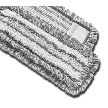 Mopptex Hospitalmopp Evolution 7, Wischmopp, 40 cm 1 Karton = 50 Stück, Farbe: grau - Bild-Darstellung des Produktes 1