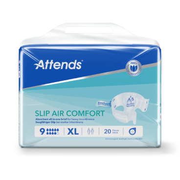 Attends Slip Air Comfort 9 Inkontinenzslips, saugfähig 1 Packung = 20 Stück, Größe XL (Umfang 150-175 cm) - Bild-Darstellung des Produktes 1