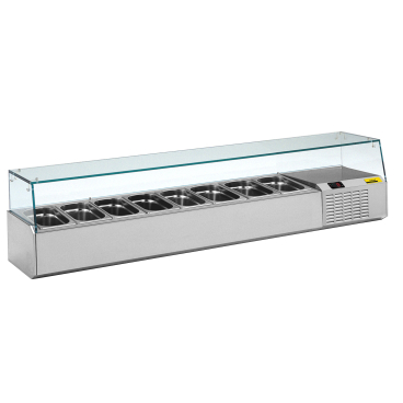 NORDCAP Pizzakühltisch-Aufsatz A 1795, 50 Liter Aussenabmessungen: 1795 x 324 x 387 mm - Bild-Darstellung des Produktes 1