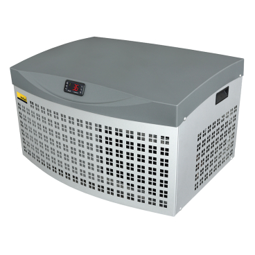 NORDCAP Fasskühler Maschinenaufsatz FKM 2 PLUS (R-290), RAL 9006 (Weißaluminium) Aussenabmessungen: 675 x 500 x 295 mm - Bild-Darstellung des Produktes 1