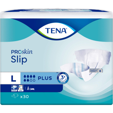 TENA Slip Plus ConfioAir 30 Stück Gr. L TENA Slip Plus ConfioAir 30 Stück Gr. L - Bild-Darstellung des Produktes 1