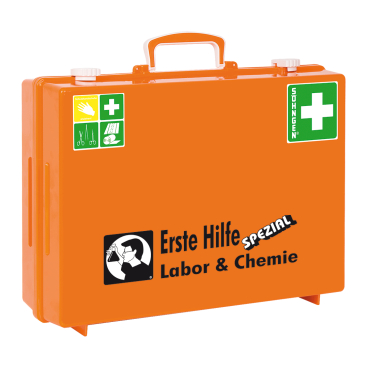 Söhngen Erste-Hilfe-Koffer SPEZIAL MT-CD Labor & Chemie, orange 1 Stück - Bild-Darstellung des Produktes 1