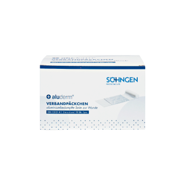 Söhngen aluderm® Verbandpäckchen klein, steril 1 Packung = 10 Stück - Bild-Darstellung des Produktes 1