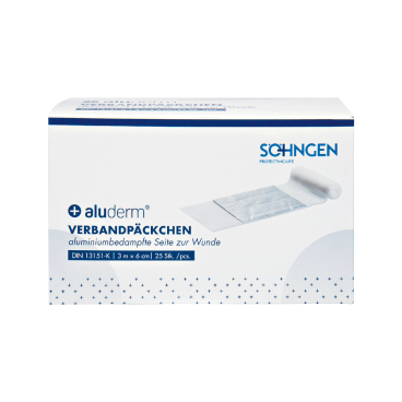 Söhngen aluderm® Verbandpäckchen klein, steril 1 Packung = 25 Stück - Bild-Darstellung des Produktes 1
