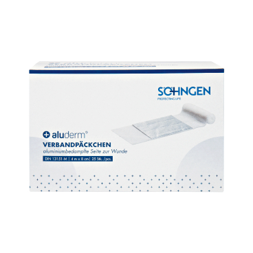 Söhngen aluderm® Verbandpäckchen mittel, steril 1 Packung = 25 Stück - Bild-Darstellung des Produktes 1