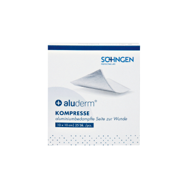 Söhngen aluderm® Kompresse, 10 x 10 cm 1 Packung = 25 Stück - Bild-Darstellung des Produktes 1