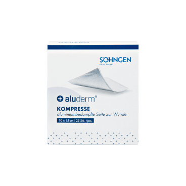 Söhngen aluderm® Kompresse, 10 x 15 cm 1 Packung = 25 Stück - Bild-Darstellung des Produktes 1