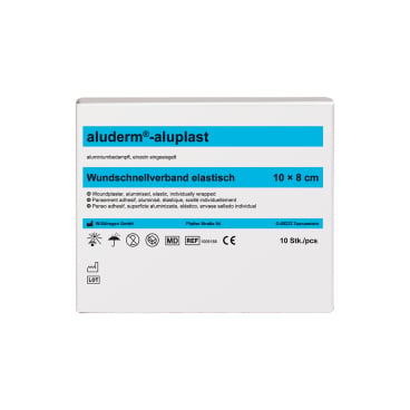 Söhngen aluderm® -aluplast Wundverbandpflaster, 10 x 8 cm 1 Packung = 10 Stück - Bild-Darstellung des Produktes 1