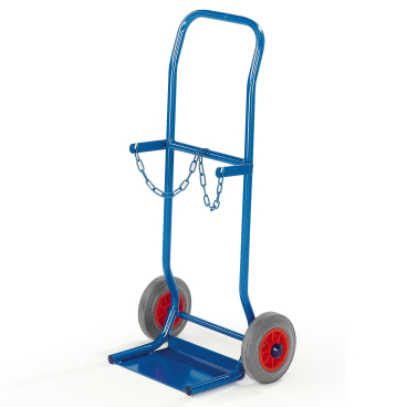 Rollcart Stahlflaschenkarre 100kg Traglast für 2 Flaschen a 10 Liter Vollgummi 1 Stück - Bild-Darstellung des Produktes 1