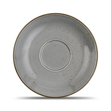 Milchkaffee-Untertasse 16cm SMART spotted grey 1 Karton = 6 Stück - Bild-Darstellung des Produktes 1