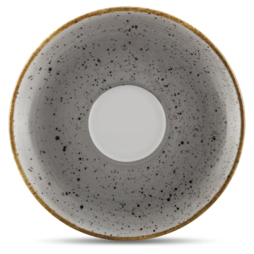Milchkaffee-Untertasse 16cm CLASSIC dusty grey 1 Karton = 6 Stück - Bild-Darstellung des Produktes 1