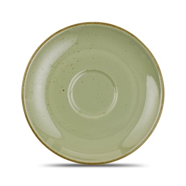 Milchkaffee-Untertasse 16cm SMART olive smash 1 Karton = 6 Stück - Bild-Darstellung des Produktes 1