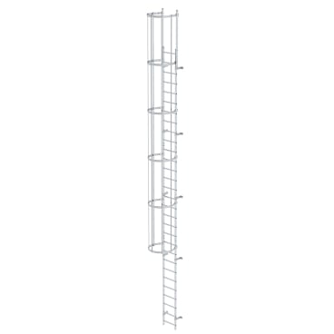 MUNK ortsfeste Steigleitern Aluminium, 8,40m SH 1 Stück - Bild-Darstellung des Produktes 1