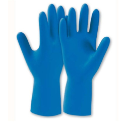 KCL GmbH KCL VeroChem 754 Chemikalienschutzhandschuhe, Nitril-Chemikalienschutzhandschuh, 1 Karton = 100 Paar, Größe 9 754-9