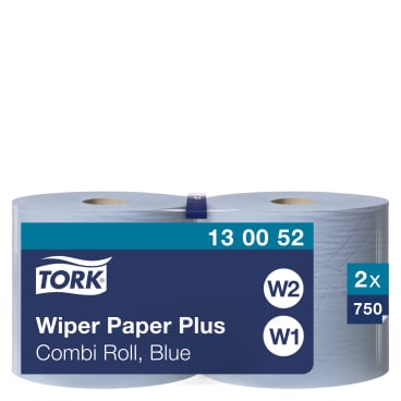 Tork Advanced Wischtuch 420, blau, W1/W2 1 Packung = 2 Rollen x 255 m = 1.500 Tücher - Bild-Darstellung des Produktes 1