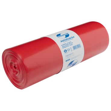 DEISS PREMIUM Müllsack 70 Liter rot, Typ 100 1 Karton = 8 Rollen à 25 Stück - Bild-Darstellung des Produktes 1