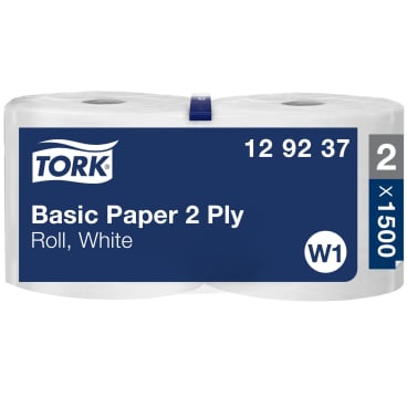 Tork Universal Wischtuch 320, 2-lagig, hochweiß 1 Paket = 2 Rollen x 510 m = 3.000 Tücher - Bild-Darstellung des Produktes 1