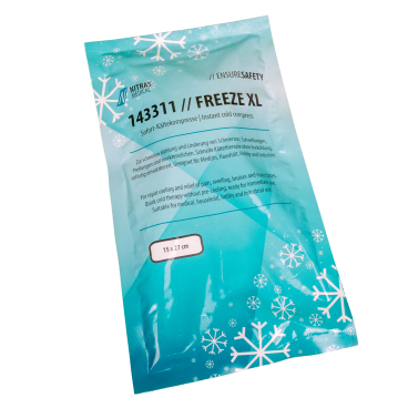 NITRAS FREEZE XXL Sofort-Kältekompresse, gebrauchsfertig 1 Packung = 20 Stück - Bild-Darstellung des Produktes 1