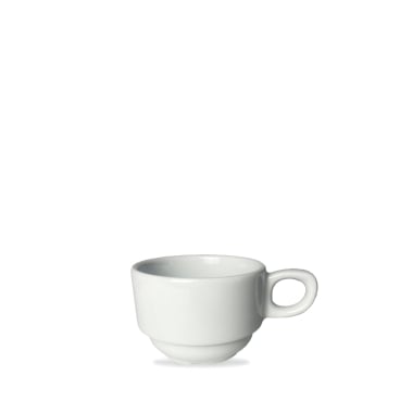 Kaffeetasse 0,17l BASIC weiß stapelbar 1 Karton = 6 Stück - Bild-Darstellung des Produktes 1