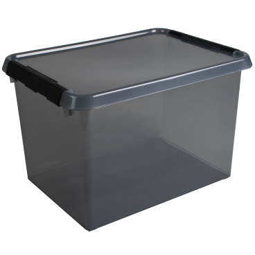 Helit The Comfort Line Aufbewahrungsbox, grau 1 Box, 22 Liter - Bild-Darstellung des Produktes 1