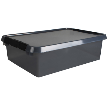 Helit The Comfort Line Aufbewahrungsbox, grau 1 Box, 32 Liter - Bild-Darstellung des Produktes 1