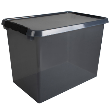 Helit The Comfort Line Aufbewahrungsbox, grau 1 Box, 72 Liter - Bild-Darstellung des Produktes 1