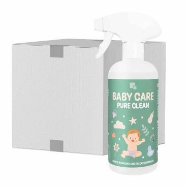 HOTREGA® BABY CARE Pure Clean Oberflächeneiniger, gebrauchsfertig 1 Karton = 6 Sprühflaschen à 500 ml - Bild-Darstellung des Produktes 1
