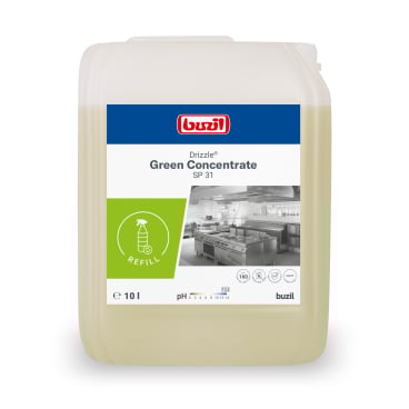 Buzil Drizzle® Green Concentrate SP 31 Küchenreiniger 10 Liter - Kanister - Bild-Darstellung des Produktes 1