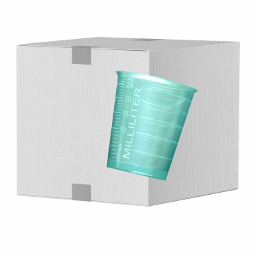 MED-COMFORT Einweg-Medizinbecher, 30 ml 1 Karton = 60 Packungen à 80 Stück, grün - Bild-Darstellung des Produktes 1