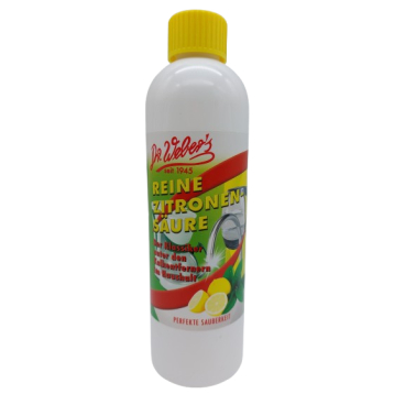 Dr. Weber´s Reine Zitronensäure 500 ml - Flasche - Bild-Darstellung des Produktes 1