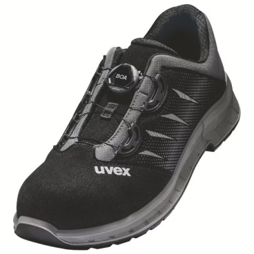 uvex 2 trend BOA® S3 Halbschuh, Weite 11, schwarz/grau 1 Paar, Größe 47 - Bild-Darstellung des Produktes 1
