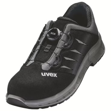 uvex 2 trend BOA® S3 Halbschuh, Weite 11, schwarz/grau 1 Paar, Größe 44 - Bild-Darstellung des Produktes 1