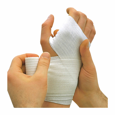 Lenkelast® Universalbinde, weiß, steril 1 Packung = 10 Stück, einzeln eingesiegelt, Maße: 12 cm x 5 m - Bild-Darstellung des Produktes 1