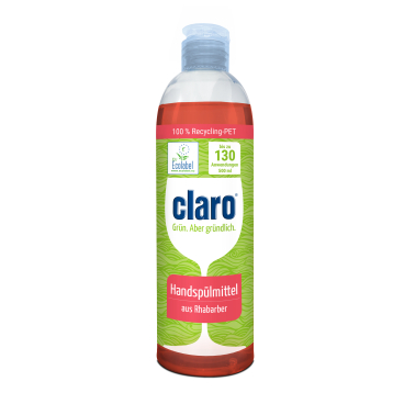 claro Handspülmittel Rhabarber, gebrauchsfertig 500 ml - Flasche - Bild-Darstellung des Produktes 1