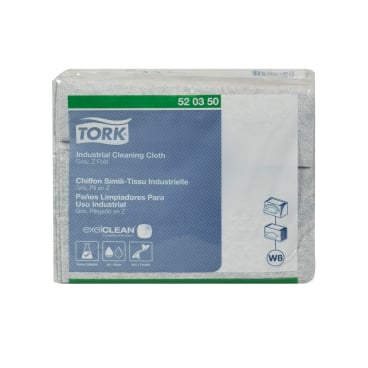 Tork Premium Reinigungstücher 520, W8 38,5 x 32 cm, 1 Paket = 8 Beutel à 55 Tücher - Bild-Darstellung des Produktes 1
